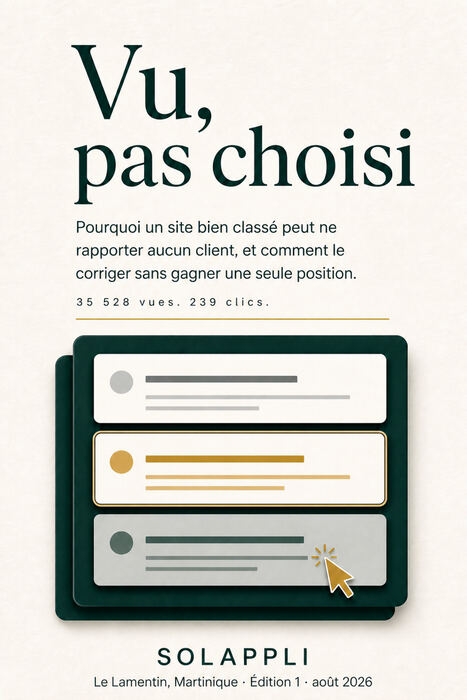 Couverture de « Vu, pas choisi »