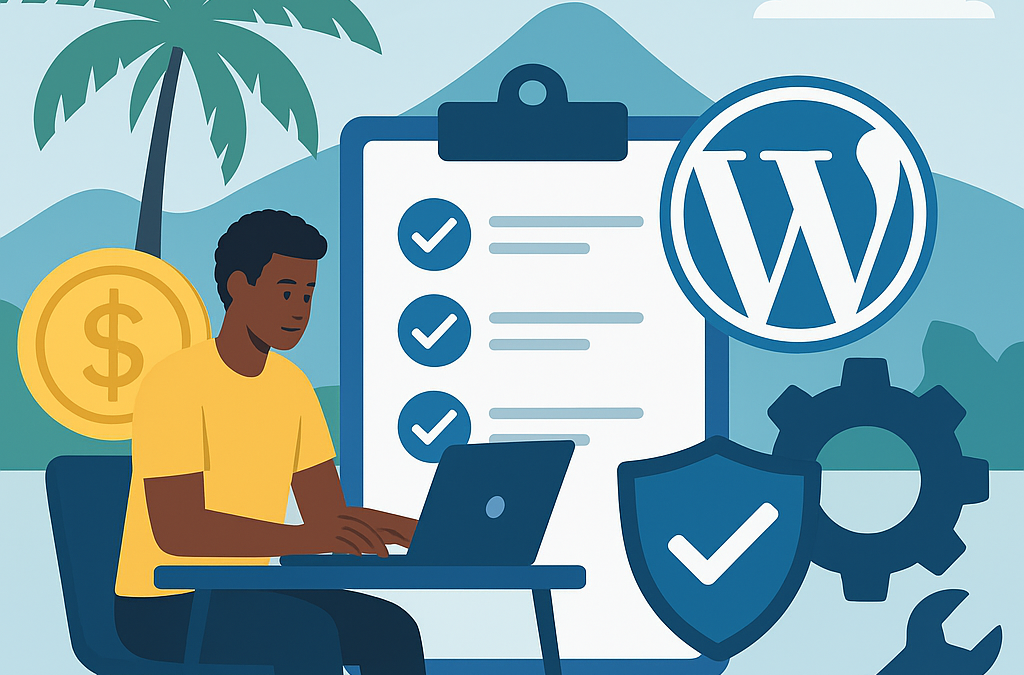 Maintenance WordPress prix Martinique : combien prévoir et que comprend un vrai contrat ?