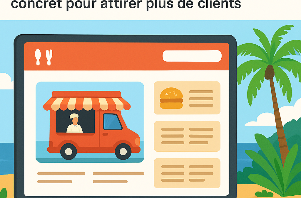 Créer un site web pour restaurant, snack ou food truck en Martinique : le guide concret pour attirer plus de clients
