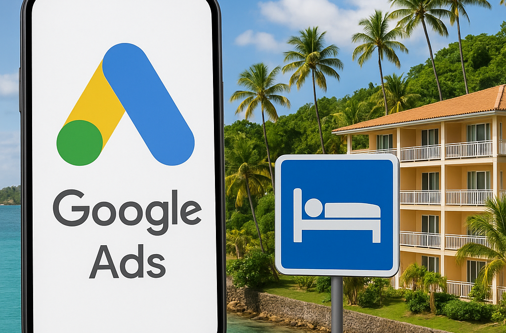 Google Ads pour hôtel en Martinique : le guide concret pour une pub rentable
