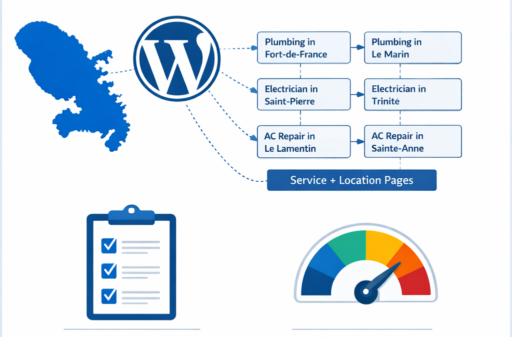 Génération pages locales SEO Martinique : le guide pour créer des pages qui rankent et convertissent